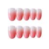 Chtom Fake Nail Film, Finished Metal, Long Matte Nails with Spot Glue (Purple) view 1