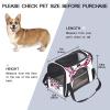 Pet Carrier with Pug Design, Soft, Foldable, Airline Approved view 2