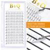 B&Q Premade 4D D-Curl Lash Fans, 0.07 mm, 13 mm view 2