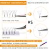 B&Q Premade 4D D-Curl Lash Fans, 0.07 mm, 13 mm view 3