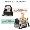 Airline-Approved Soft-Sided Pet Carrier for Cats, Dogs & Rabbits, Rainbow Tree Print view 3