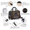 Airline-Approved Soft Pet Carrier for Cats and Dogs, Foldable view 3