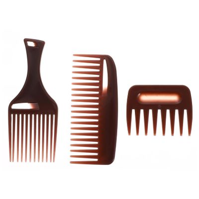 Lurrose 3-Piece Hair Styling Comb Set for Daily Hair Care