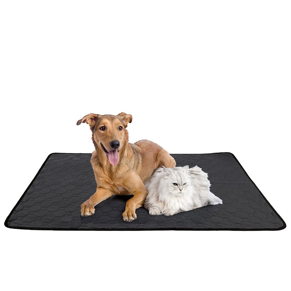 YUPPIE TONE Washable Pet Floor Protection Mat, Dark Gray