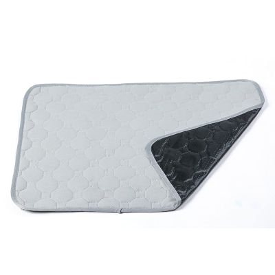 YUPPIE TONE Washable Training Pads for Dogs and Cats, Pet Floor Protection Mat, Machine-Washable, Light Gray
