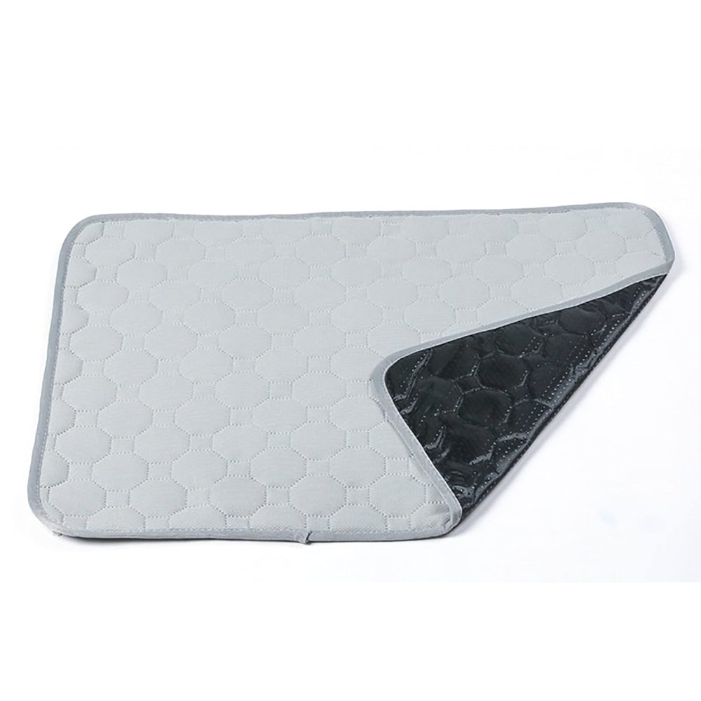 YUPPIE TONE Washable Training Pads for Dogs and Cats, Pet Floor Protection Mat, Machine-Washable, Light Gray