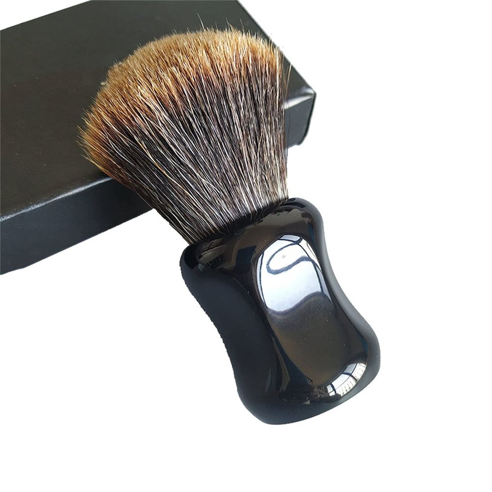 AnSafe Badger Hair Shaving Brush with Resin Handle, Color A