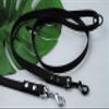 Rubberized Leash 1.5 m with Loop, O-Ring, Gray, Silver Snap Hook view 1