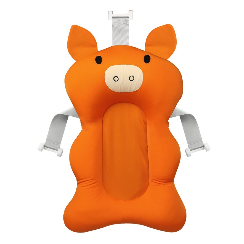 Baby Bath Cushion for Newborns, Foldable Non-Slip Bath Support