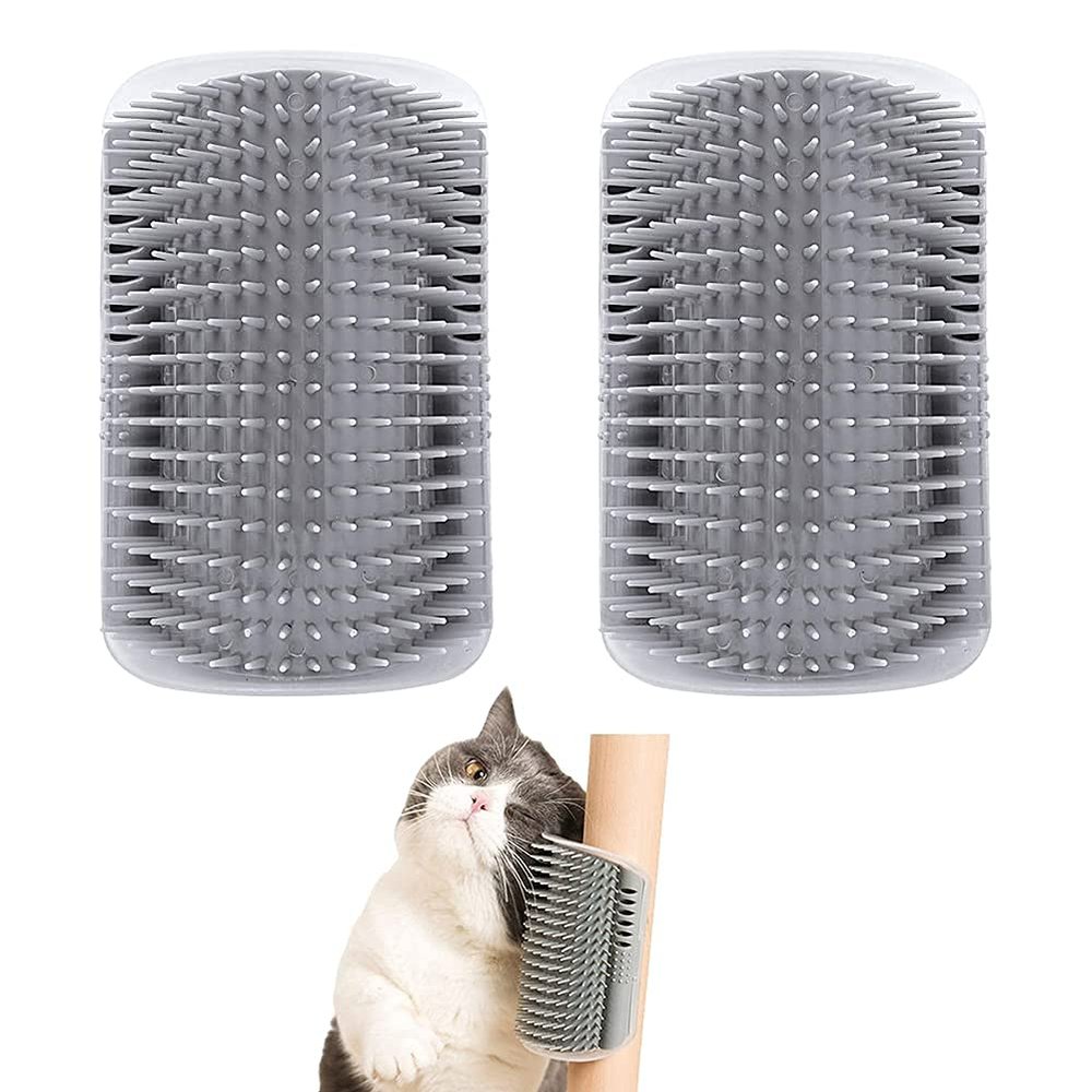 LATRAT 2 Pcs Cat Brush Corner Wall