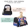 Portable Pet Travel Carrier, Airline-Approved Duffle Bag for Cats, Dogs & Rabbits, Flamingo Floral Print view 3