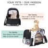 Portable Airline-Approved Pet Travel Bag for Cats, Dogs and Rabbits, Soft-Sided Duffle, Watercolor Hipster Zebra Glasses Print view 3