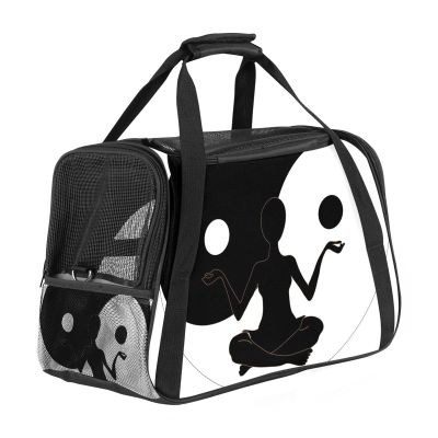 Yin Yang Yoga Soft-Sided Pet Carrier for Cats, Dogs & Puppies, Foldable, Airline-Approved