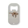 AlpenLife Basics Cat and Butter Toast Anti-Gravity Infinite Energy Stainless Steel Bottle Opener, Silver view 1