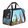 Pet Carrier for Cats, Dogs & Giraffes, Soft, Portable, Foldable, Airline-Approved view 1
