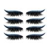 4 Pairs Reusable Eyeliner and False Eyelash Stickers, 7-Color Waterproof, Blue view 1