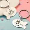 Personalized Stainless Steel Cat Tag with Engraving view 2