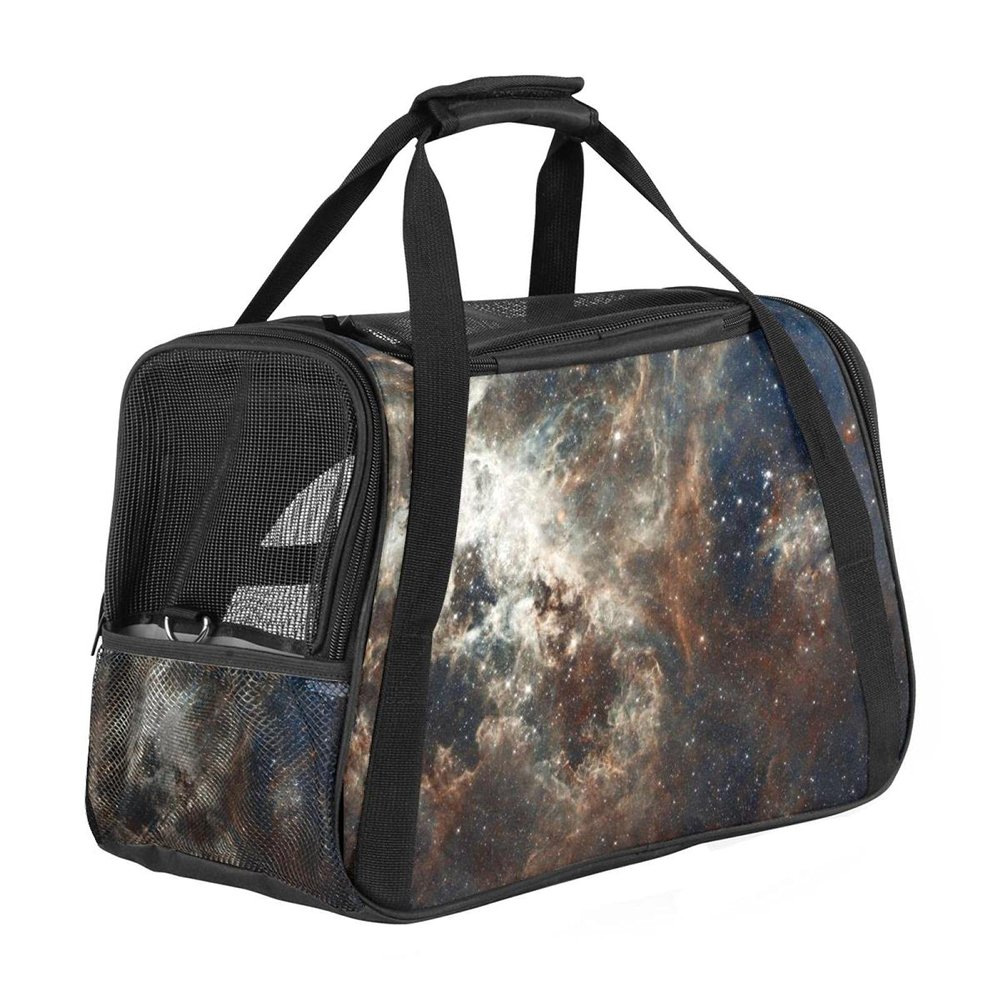 Portable Airline-Approved Pet Travel Carrier, Galaxy Space Print