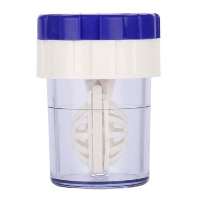 Portable Manual Rotating Contact Lens Cleaner, Blue