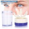 Portable Manual Rotating Contact Lens Cleaner, Blue view 4