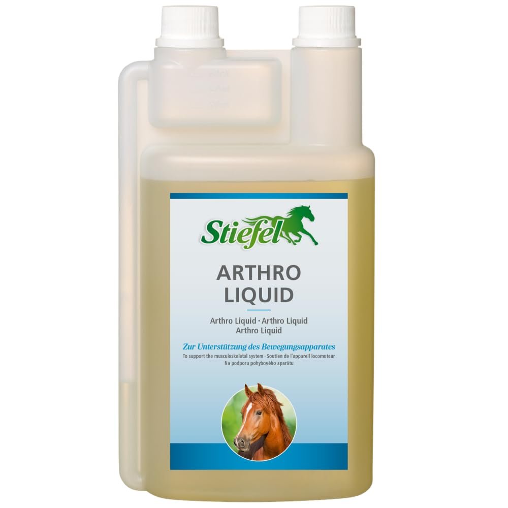 Stiefel Arthro Liquid for Horses, Devil’s Claw & Artichoke, Nutritional Support for the Musculoskeletal System, 1 L
