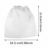 Kuuleyn Vacuum Cleaner Bags, 10-Pack Nonwoven Replacement Bags for Nail Art Dust Collection, White view 4