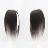 12-Inch Straight Human Hair Topper, Dark Brown view 2
