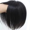 12-Inch Straight Human Hair Topper, Dark Brown view 3
