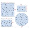 Hisprout Reusable Dog Training Pads, 2-Pack, Gray, 45 x 60 cm view 2