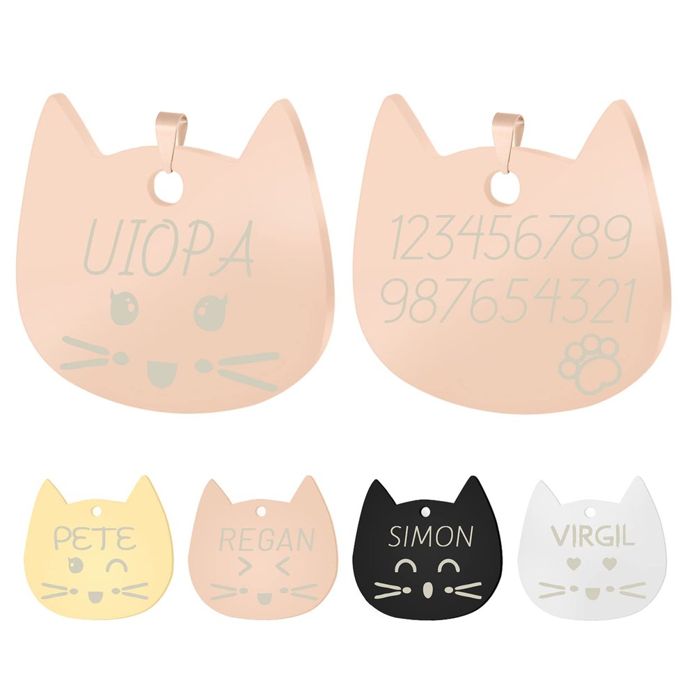 Personalized Pet ID Tag, Uiopa Engraved Dog/Cat Tag