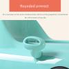 Portable Potty Seat for Children with PP Cushion, Non-Slip, Easy to Carry, with Splash Guard, Easy to Clean (Pink) view 2