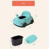 Portable Potty Seat for Children with PP Cushion, Non-Slip, Easy to Carry, with Splash Guard, Easy to Clean (Pink) view 3