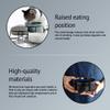 GIZMO 2-Pack Ceramic Food and Water Bowls for Cats/Dogs - Gray - 850 mL - with Stand - 15.5 cm view 4