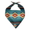 KEIAHUAN Dog Bandana, Aztec Style, Cotton view 1