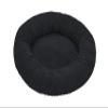 adekor_home Round Corduroy Pet Bed, XL 100 cm, Black view 1