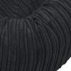 adekor_home Round Corduroy Pet Bed, XL 100 cm, Black view 2