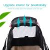 Pet Carrier Bag with Two Cute Cartoon Kittens and Umbrella view 4