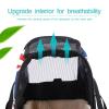 Pet Carrier Bag with Abstract Stripes and Stars, Soft, Foldable, Airline-Approved view 4