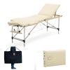 LIYI Portable 3-Zone Folding Massage Table, 186 x 62 cm, 60–85 cm Adjustable, 230 kg Capacity view 1
