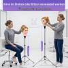 Mannequin Head Stand for Hairdressers, 80–133 cm Training Head and Wig Stand view 2