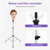 Mannequin Head Stand for Hairdressers, 80–133 cm Training Head and Wig Stand view 3