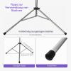 Mannequin Head Stand for Hairdressers, 80–133 cm Training Head and Wig Stand view 4