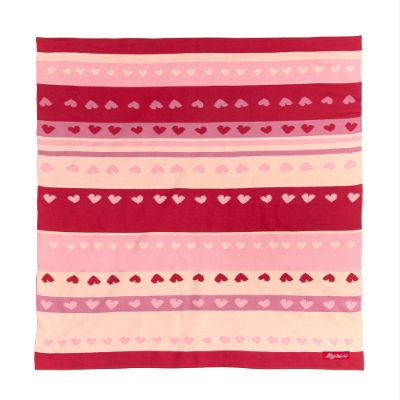 SIGIKID 39444 Schnuggi Knitted Baby Blanket, Pink, Recommended from Birth