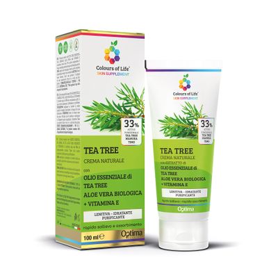 Colours of Life Skin Supplement Tea Tree Natural Cream, 100 ml