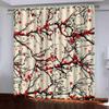 JFAFJ Blackout Curtains, Set of 2, Pink & Floral Tree, W234 x H138 cm view 4
