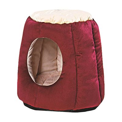 Portable Windproof Cylindrical Cat and Dog Bed