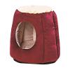 Portable Windproof Cylindrical Cat and Dog Bed view 1