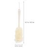 Lurrose 4-Piece Bath Sponge and Brush Set with Long Handle view 3