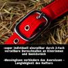 Horse Halter with Lead Rope | Pony, Cob, Full, X-Full (Red, Draft Horse) view 3