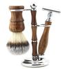 Jag Shaving 3-Piece Wooden Safety Razor Set view 1